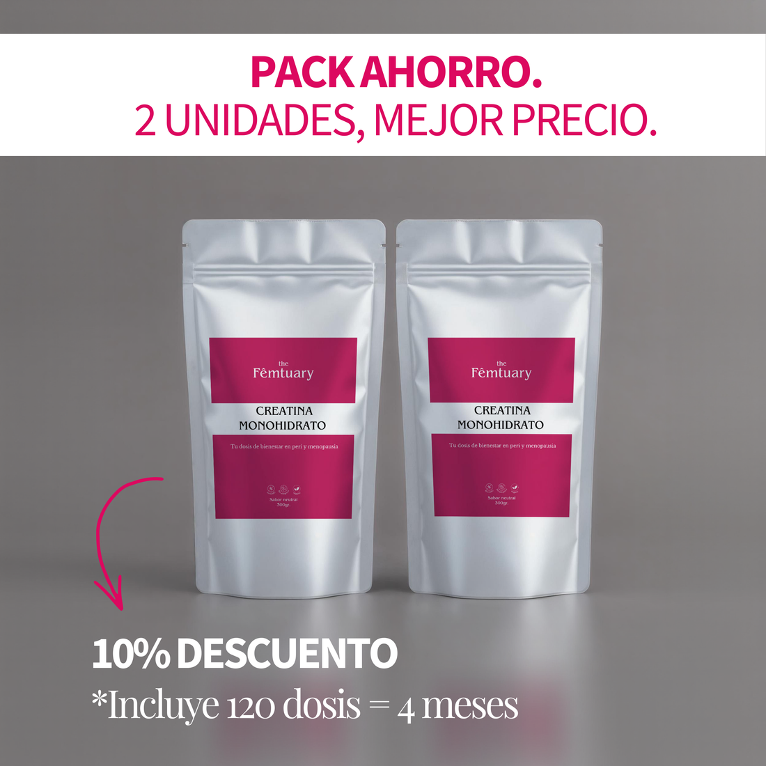 Monohidrato creatina natural